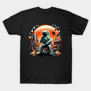 Fake Moon Landing Conspiracy Tee: Lunar Deception T-Shirt